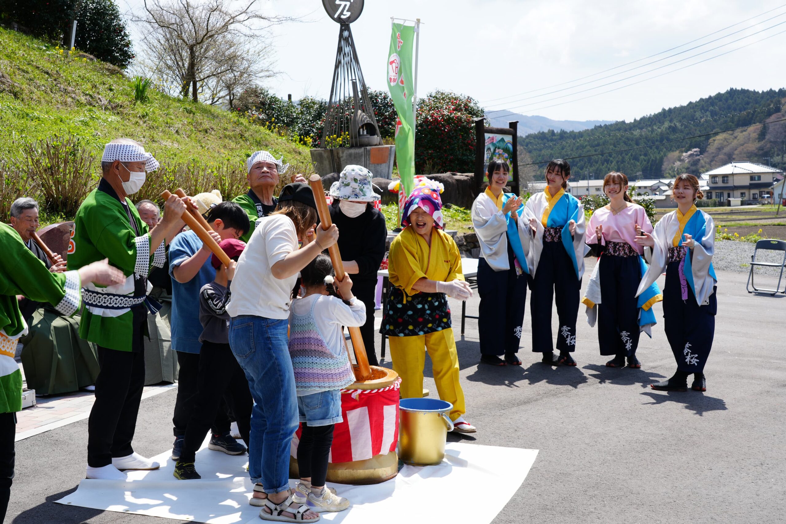 石巻 桜と虹の樹木葬 オープン 観音寺花祭り